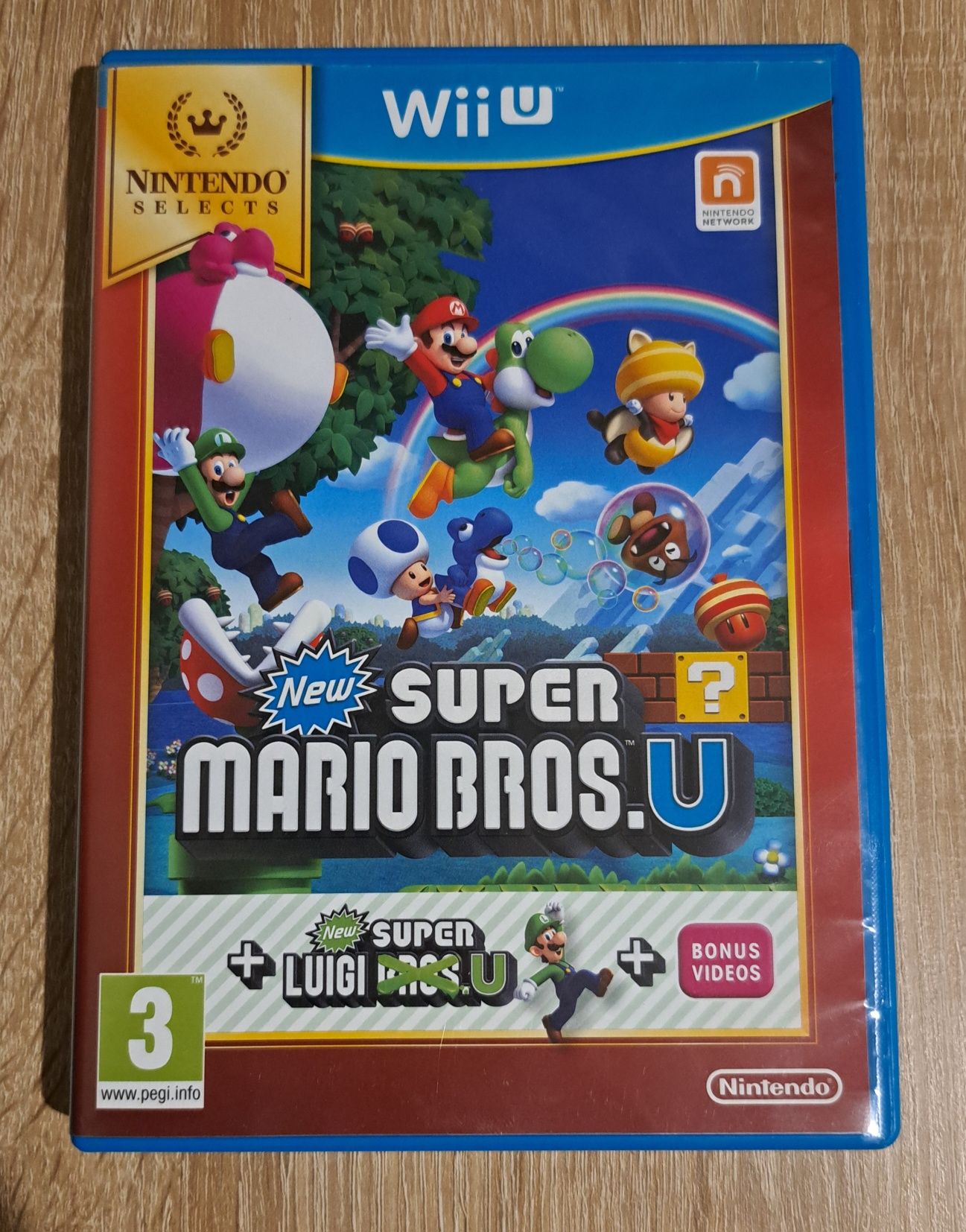 Gra New Super Mario Bros U + New Super Luigi U Wii U Komplet 3xA