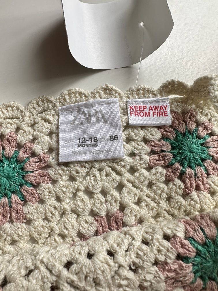 Топ майка Zara дитяча для дівчини 12-18 міс 86 см