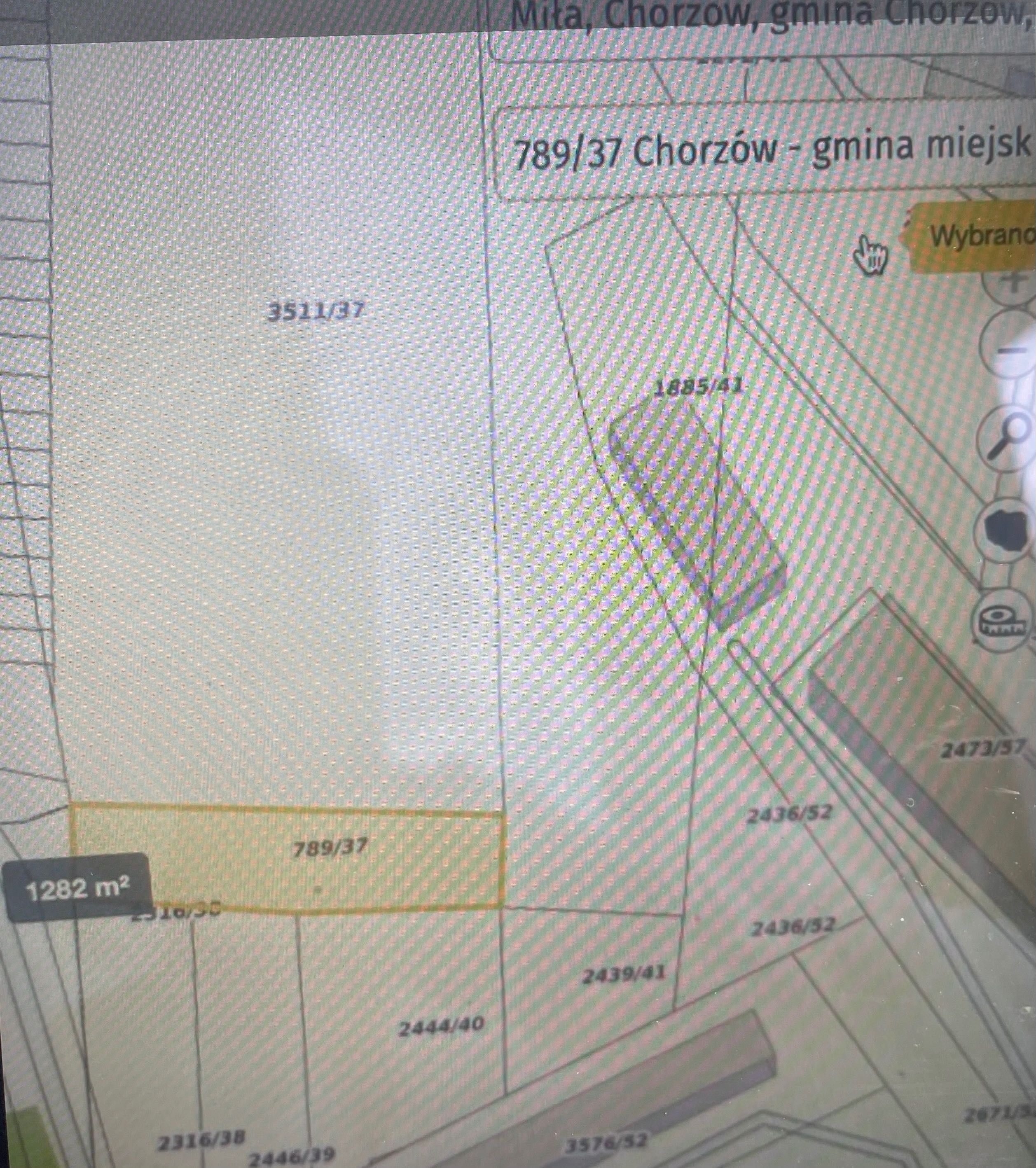 Działka handlowo-usługowa, budowlana Chorzów
