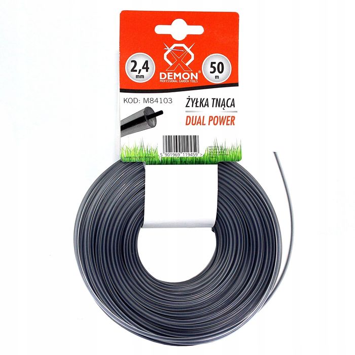Żyłka Tnąca Do Kosy Podkaszarki 2,4Mm 50M Zbrojona