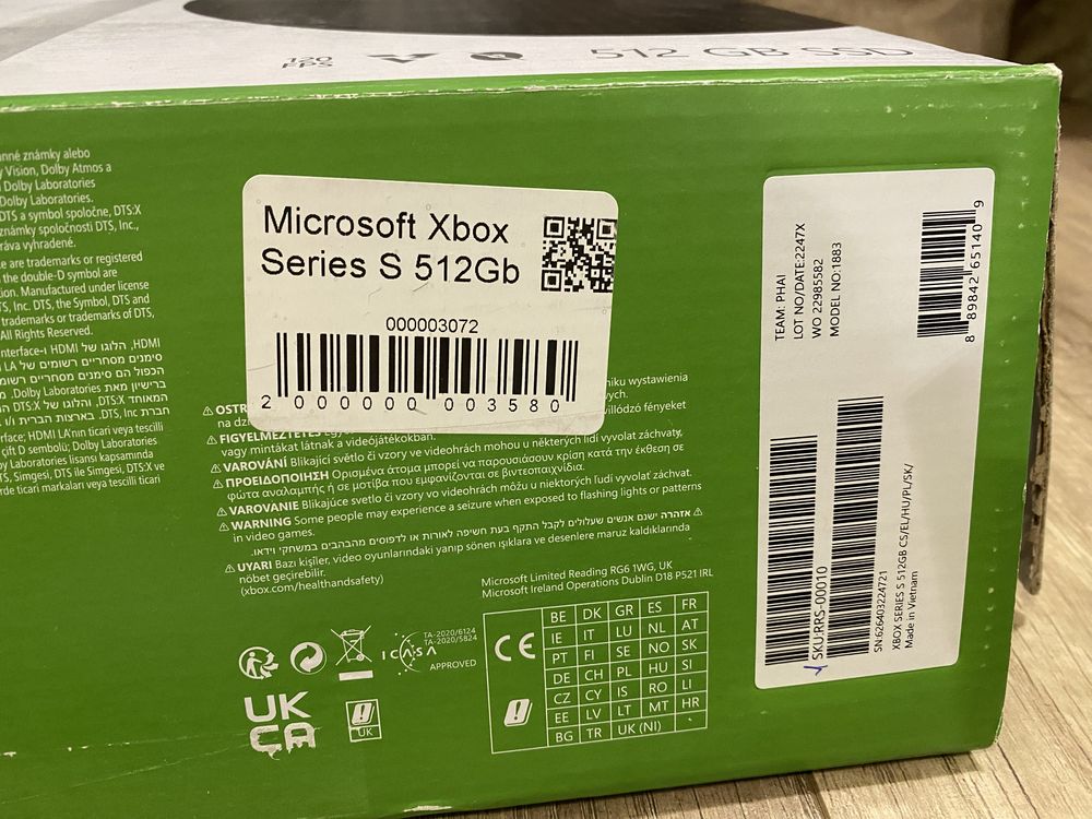 Продам Xbox Series S 515 Gb