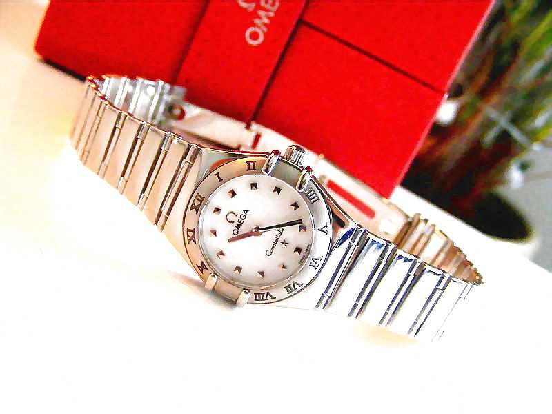 Zegarek damski Omega Constellation My Choice (jak nowy, masa perłowa)