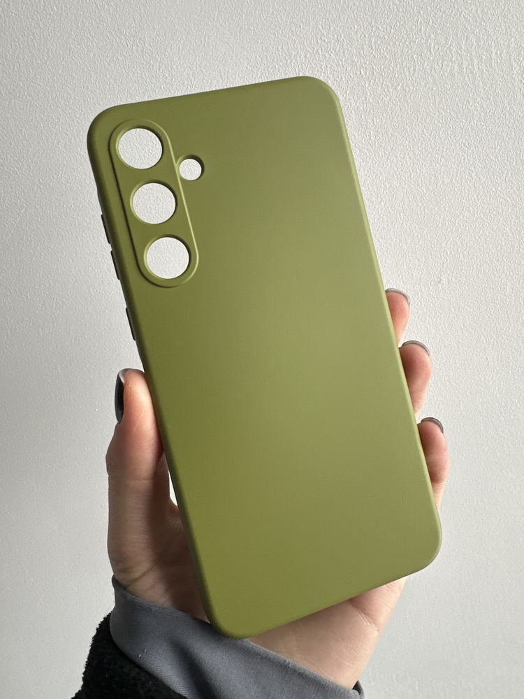 Etui silikonowe do SAMSUNG A35 5G oliwkowe