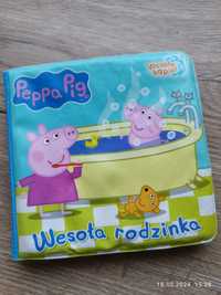 Książka Peppa pig, wesoła kąpiel, zabawka do kapieli