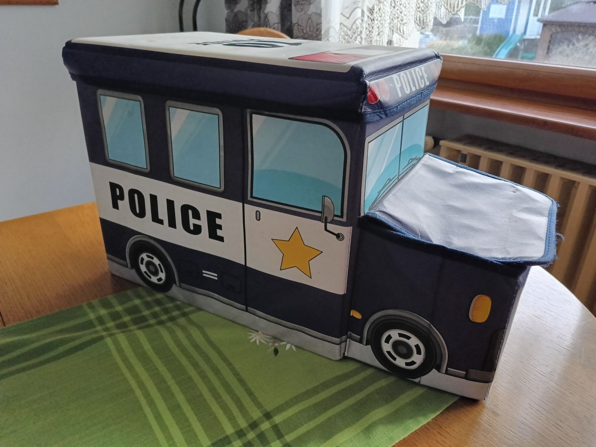 Skrzynia na zabawki Policja