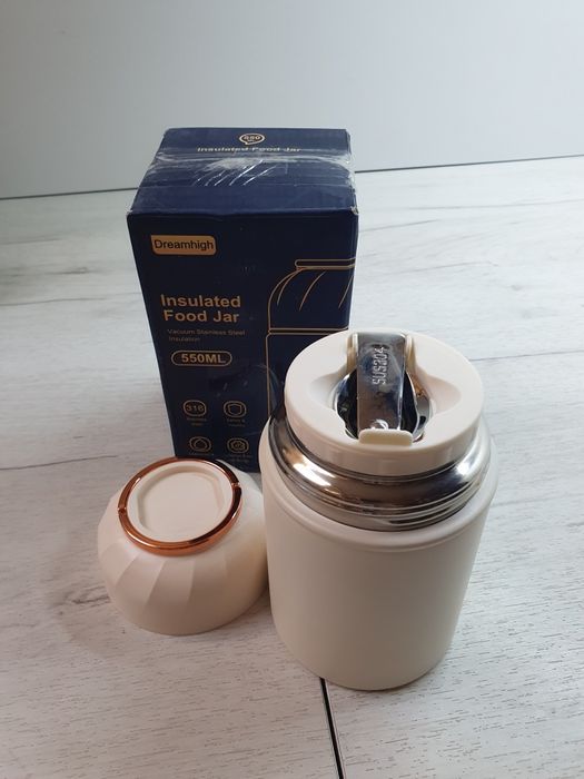 Przenośny pojemnik termiczny ze stali nierdzewnej 550 ml