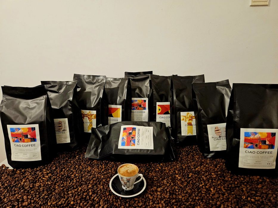 Kawa Ziarnista Włoska Arabica Kraftowa 10kg