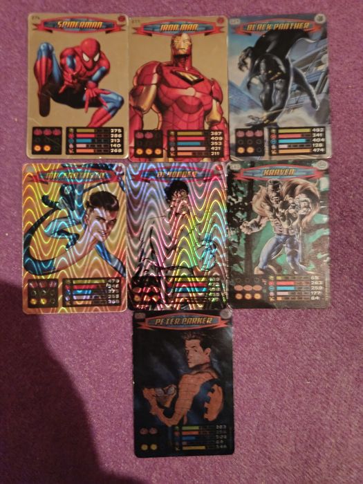 Karty Marvel Spider Man Heroes & Villains