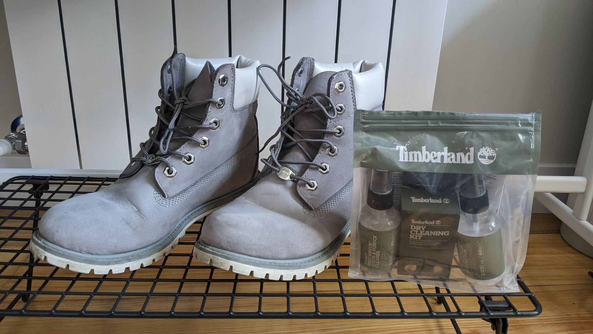 Timberland premium 6 inch cinza de mulher #39