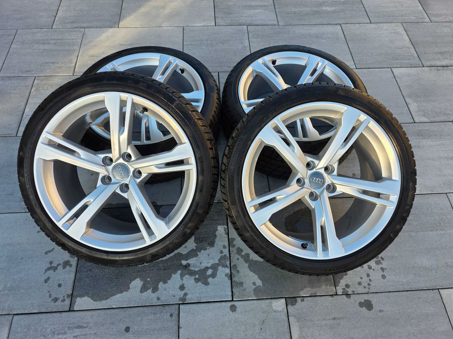 ## Koła zimowe Audi A5 255/35 R19 ## Felgi + opony. Stan BDB.