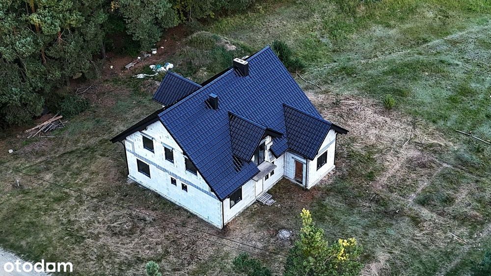 Dom Wioska k. Sycowa|219,70 m²|Działka 1400 m² | Stan surowy zamknięty