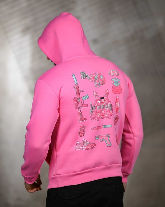 Тепле тактичне худі на флісі “Tactical Gear with AR-15” Без передоплат