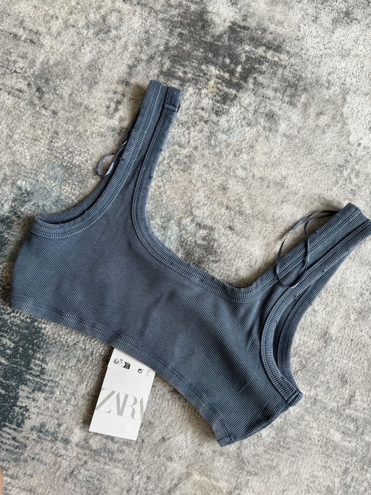 Топ в рубчик Zara розмір М