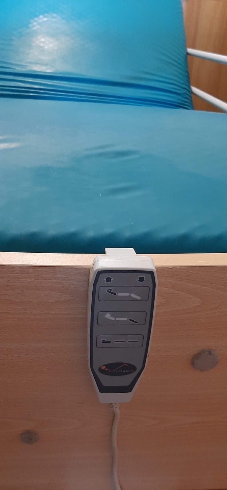 Cama articulada + colchão ortopédico + colchão ati-escara
