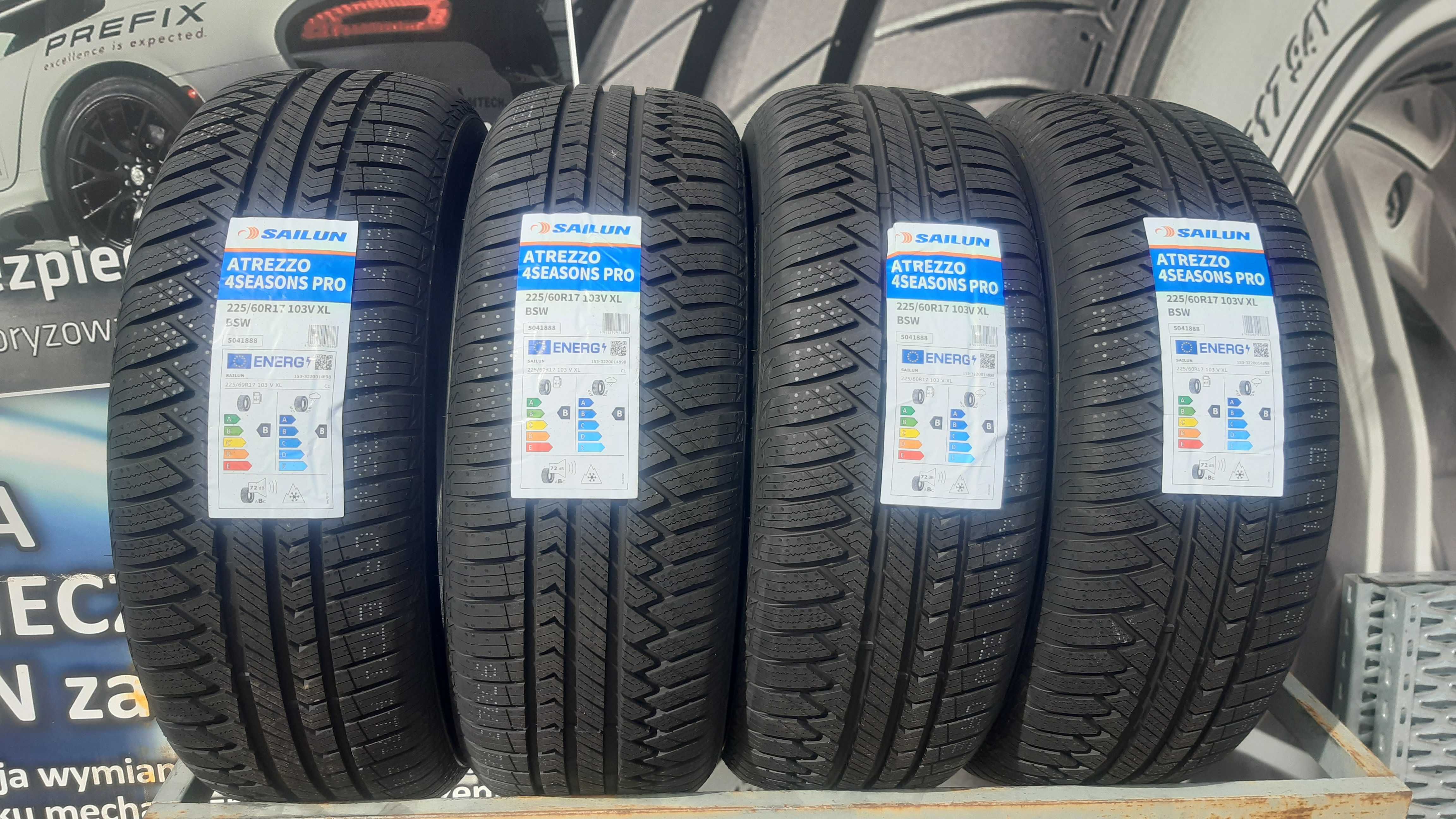 4XOpona Wielosezonowa 225/60 R17 103V XL  Sailun 4Seasons PRO