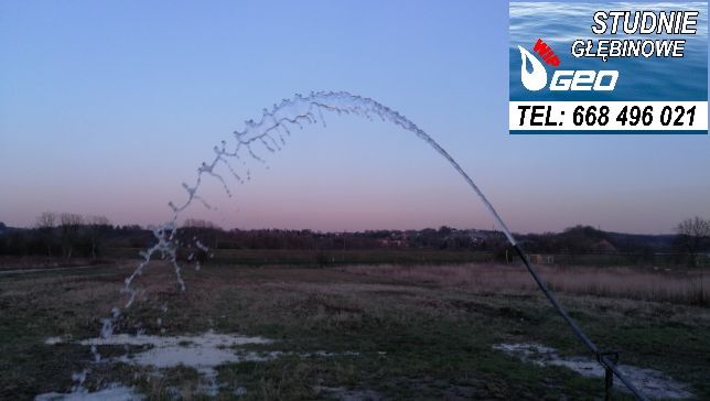 studnie głębinowe, wiercone, odwierty. Brzesko, Tarnów Dębica Ropczyce