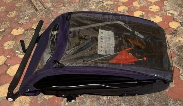 Atrelado de bicicleta para crianças