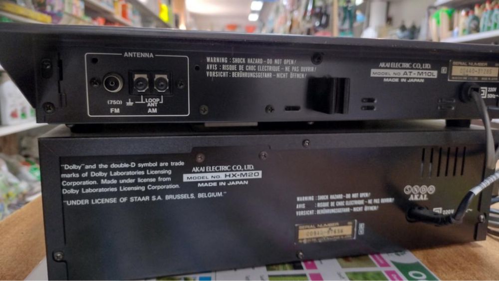 Akai deck hx-m20 akai radio AT-M10L sprawne