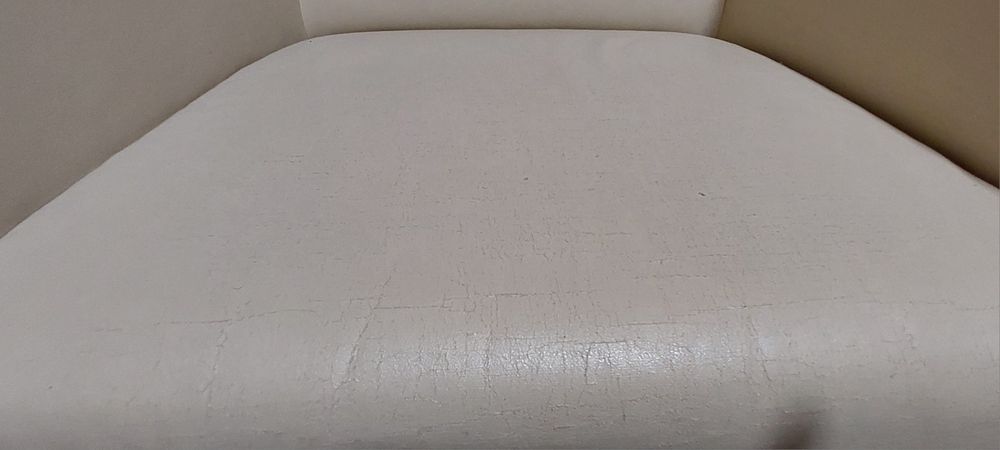 Sofa 2os. + 3 fotele skóra ekologiczna beż