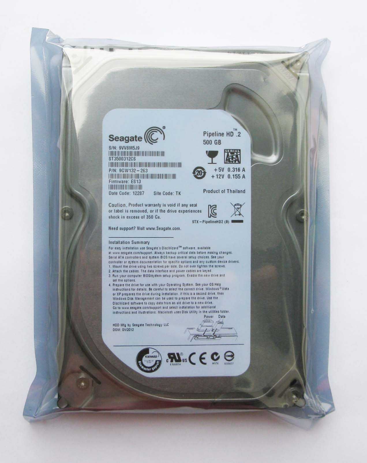 Seagate Pipeline HD.2 500Gb (Новый, в упаковке)