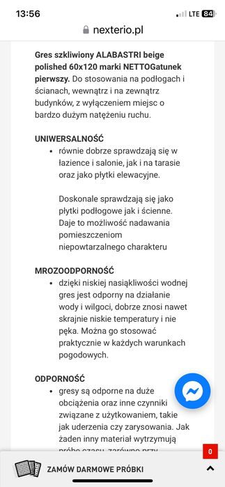 Sprzedam płytki  alabastri