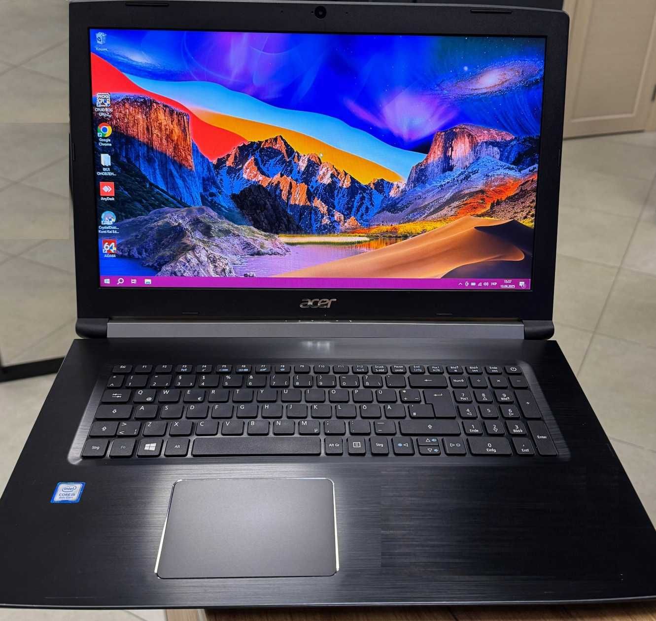 Мощный Acer 5 A517-51 экран 17.3IPS FullHD/Core i5-8250U/8DDR4/256ГбМ2