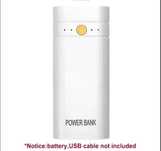 Ładowarka Powerbank na akumulatory 18650x2 USB,USB-C, latarka