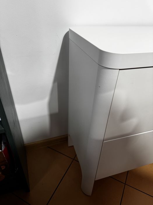 Komoda dziecięca IKEA BUSUNGE 2 szuflady, biały - stan bdb