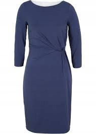 B.P.C granatowa sukienka trykotowa ^40/42