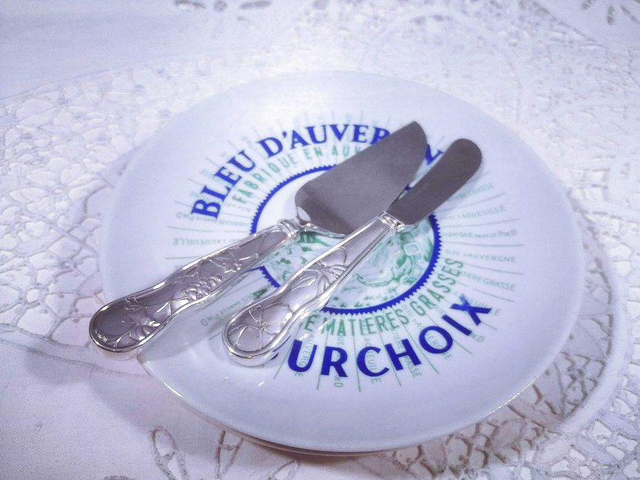 Conjunto Vintage Tiffany & Co. para Servir Queijo – Caixa Original