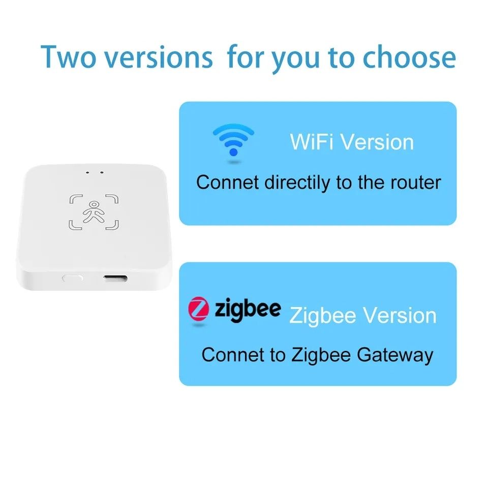 Датчик присутності людини Zigbee, Wi-Fi, TUYA