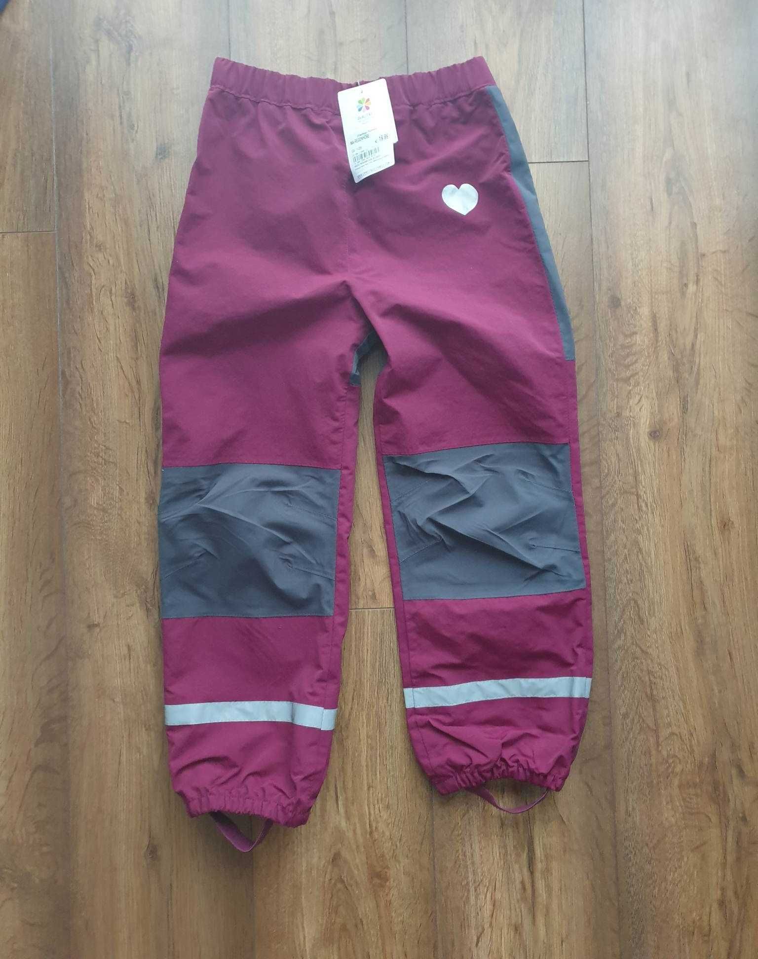 Nowe spodnie p/deszczowe i narciarskie 98 cm nieprzemakalne