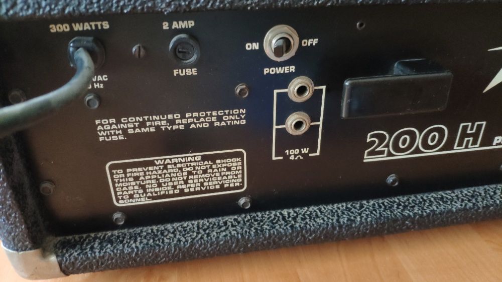 Peavey XR-400 mixer amp z kolumnami
