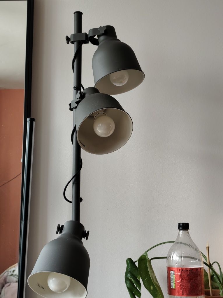 Lampa  stojąca Hektar Ikea 3 klosze