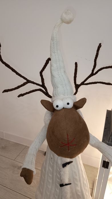 Dekoracja dwa renifery wys 90cm