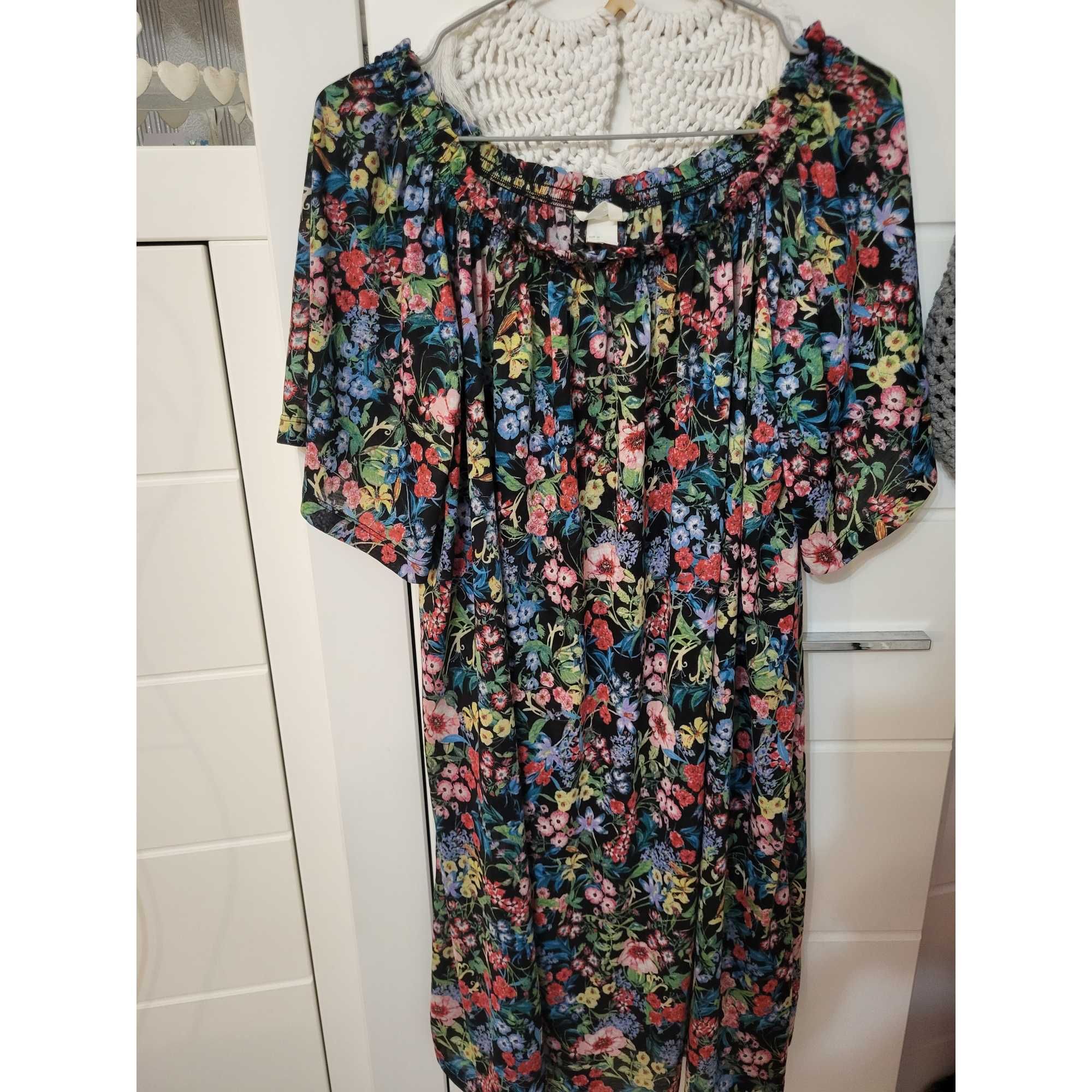 H&M sukienka hiszpanka biust 118-148 cm r M