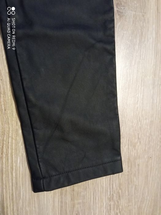 Spodnie skórzane damskie-34