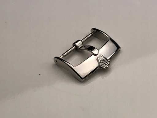 Klamra do zegarka Rolex 16mm sprzączka zapięcie klamerka srebrna złota