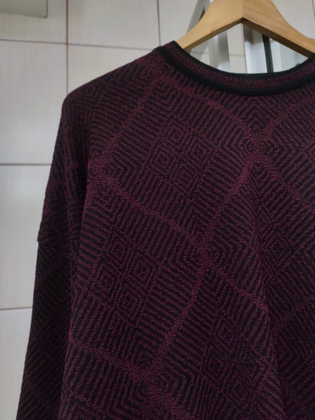 sweter sweterek XXL męski Hugo Boss wełniany wełna old vintage bluza m