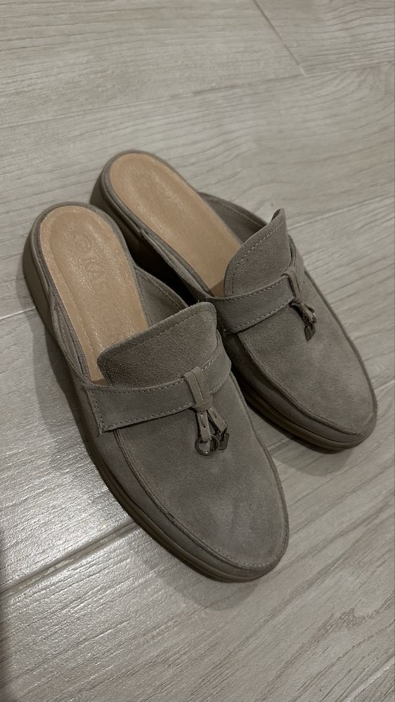Мюлі/лофери замш