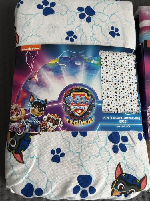 Nowy zestaw pościel dziecięca Psi Patrol Kosmopieski 160x200 przeście