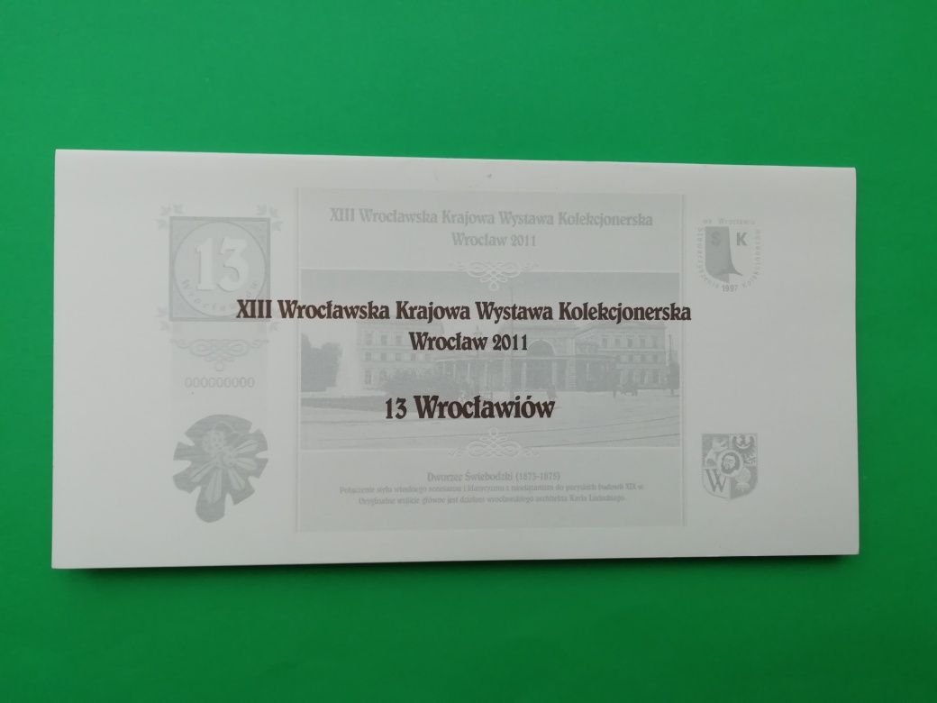 13 Wrocławiów Kolekcjonerski Bon Miejski  NR 444