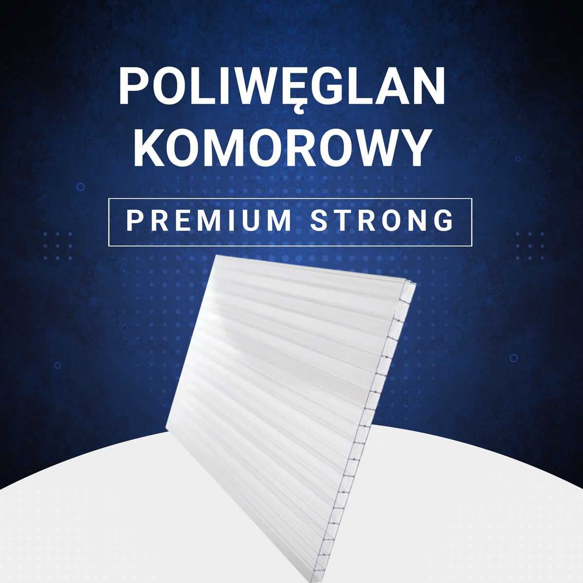 Poliwęglan komorowy i lity + akcesoria + dojazd