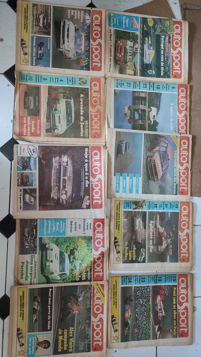 Lote 40 Jornais Auto Sport