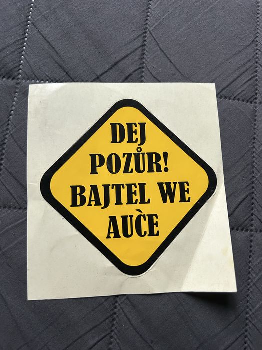 Naklejka do samochodu