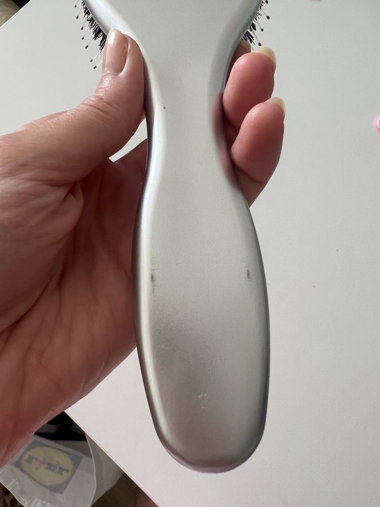 Szczotka uzywana Olivia Garden Ceramic Ion Combo Supreme Silver