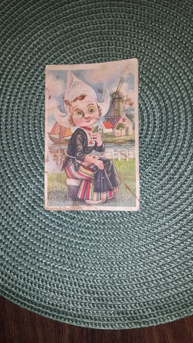 KARTA POCZTOWA - 70-letni ciekawy zabytek z Holandii