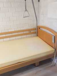 Łóżko medyczne rehabilitacyjne 3-funkcyjne elektryczne materac + pilot