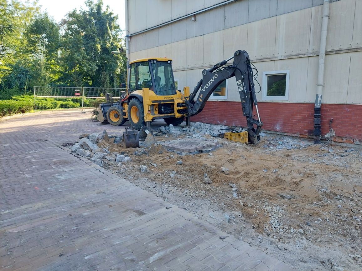 Usługi minikoparką prace ziemne usługi koparko ładowarką młot wyburz