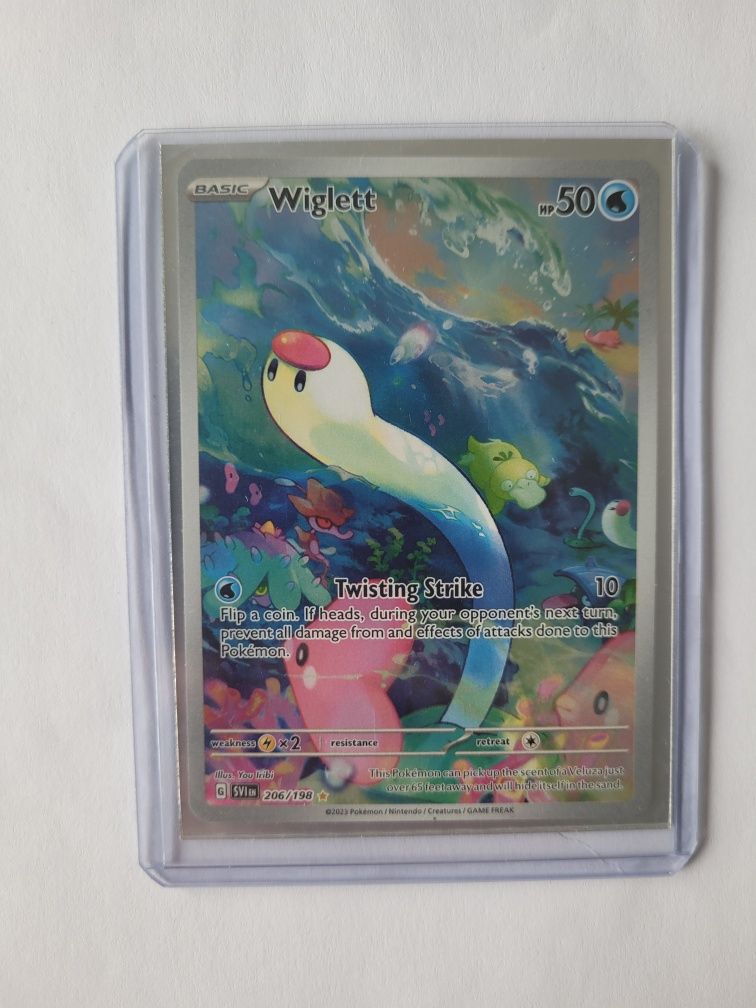 Karta Pokemon Wiglett Art Oryginalna